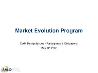 Market Evolution Program
