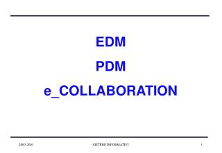 EDM PDM e_COLLABORATION