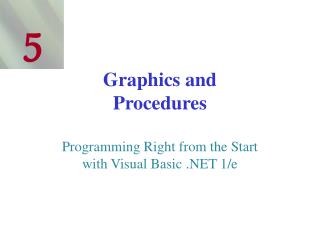 Graphics and Procedures