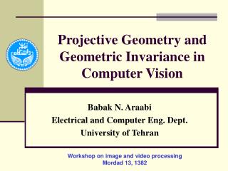 Projective Geometry and Geometric Invariance in Computer Vision