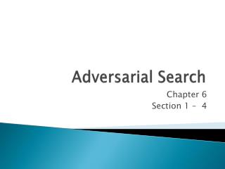 Adversarial Search