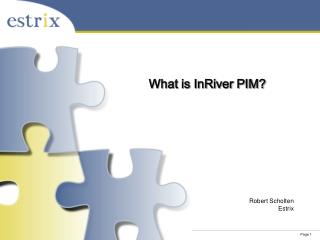 What is InRiver PIM?