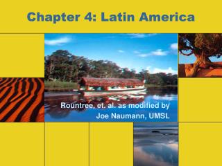 Chapter 4: Latin America