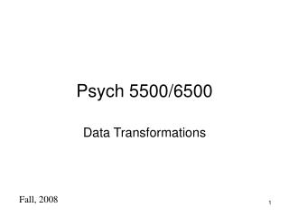 Psych 5500/6500