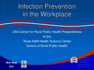 Infection Prevention in the Workplace