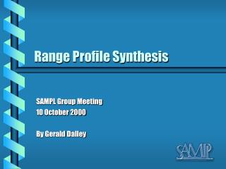 Range Profile Synthesis