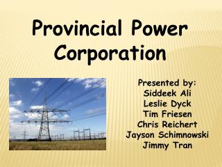 Provincial Power Corporation
