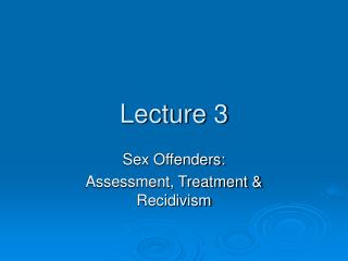 Lecture 3