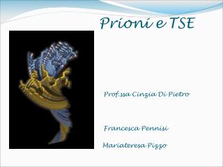 Prioni e TSE Prof.ssa Cinzia Di Pietro Francesca Pennisi Mariateresa Pizzo