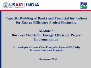 Capacity Building of Banks and Financial Institutions for Energy Efficiency Project Financing