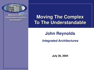 Moving The Complex To The Understandable