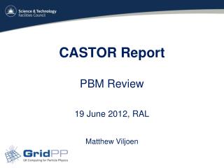 CASTOR Report