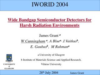Wide Bandgap Semiconductor Detectors for Harsh Radiation Environments
