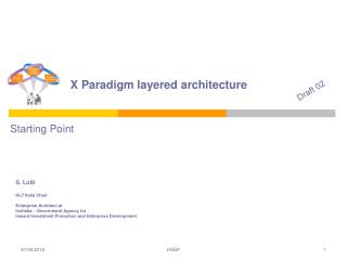 X Paradigm layered architecture