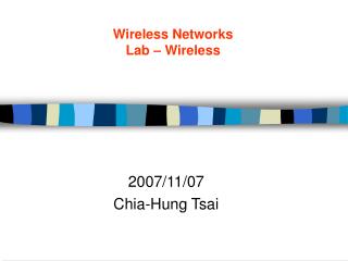 Wireless Networks Lab – Wireless