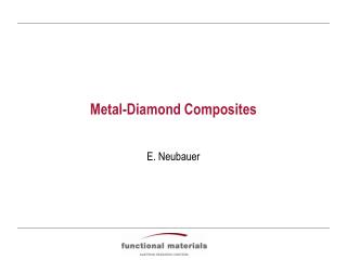 Metal-Diamond Composites