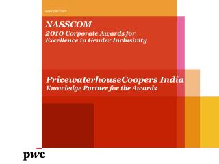 NASSCOM 2010 Corporate Awards for Excellence in Gender Inclusivity