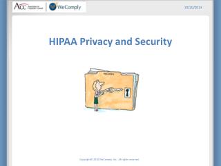 HIPAA Privacy and Security