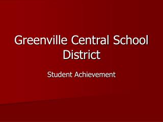 Greenville Central School District