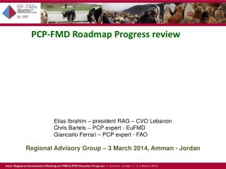 PCP-FMD Roadmap Progress review