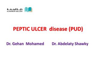 PEPTIC ULCER disease (PUD)