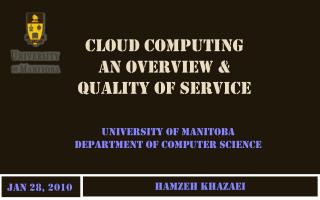 Cloud Computing An overview &amp; Quality of Service