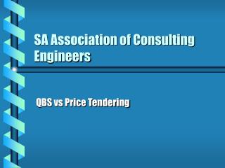 SA Association of Consulting Engineers