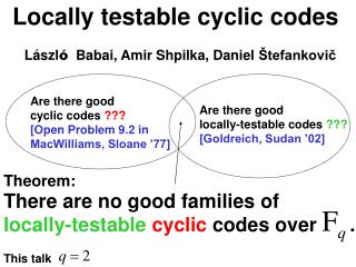 Locally testable cyclic codes