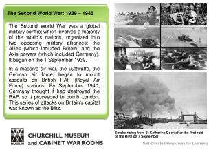 The Second World War: 1939 – 1945
