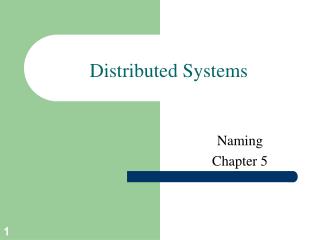 Distributed Systems