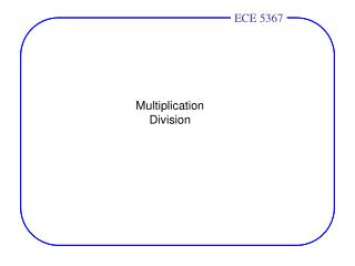 Multiplication Division