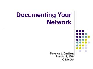 Documenting Your Network