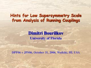 Hints for Low Supersymmetry Scale from Analysis of Running Couplings