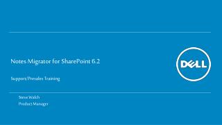 Notes Migrator for SharePoint 6.2