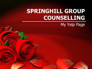 SPRINGHILL GROUP COUNSELLING - Yelp Page