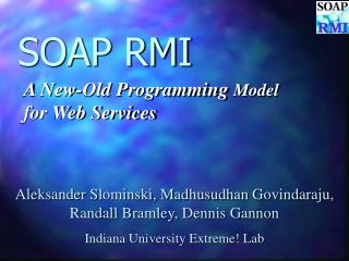 SOAP RMI