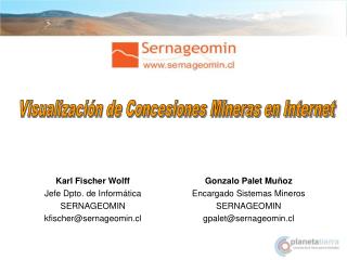 Visualización de Concesiones Mineras en Internet