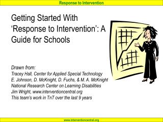 What is ‘Response to Intervention’ (RTI)?
