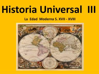 Historia Universal III