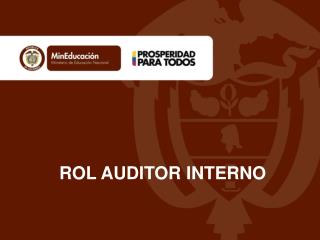 ROL AUDITOR INTERNO