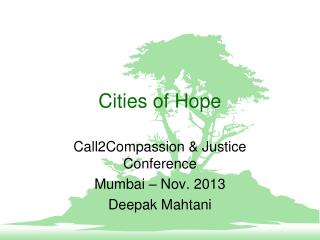Cities of Hope