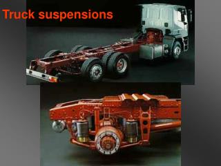 Truck suspensions