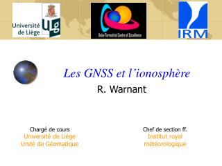 Les GNSS et l’ionosphère