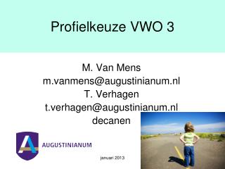 Profielkeuze VWO 3