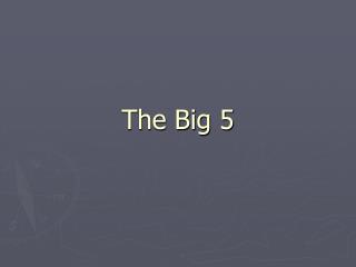 The Big 5