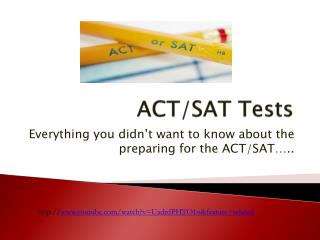 ACT/SAT Tests