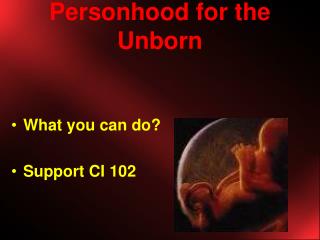 Personhood for the Unborn