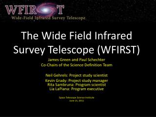 The Wide Field Infrared Survey Telescope (WFIRST)