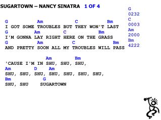 SUGARTOWN – NANCY SINATRA 1 OF 4