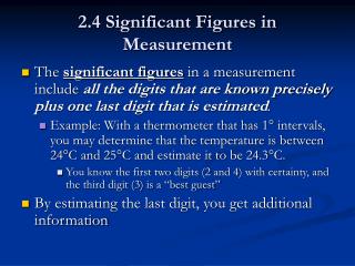 2.4 Significant Figures in Measurement